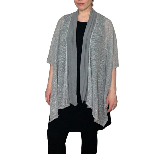 Sequoia Throw Jacket: Silver