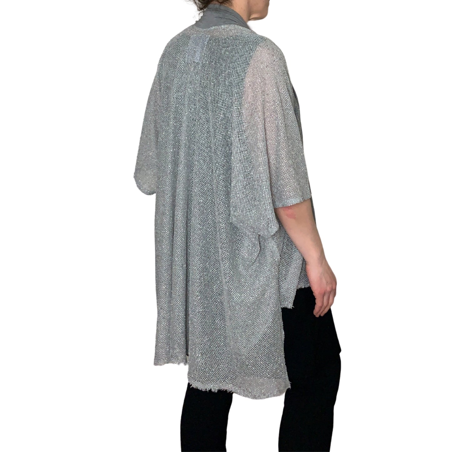 Sequoia Throw Jacket: Silver