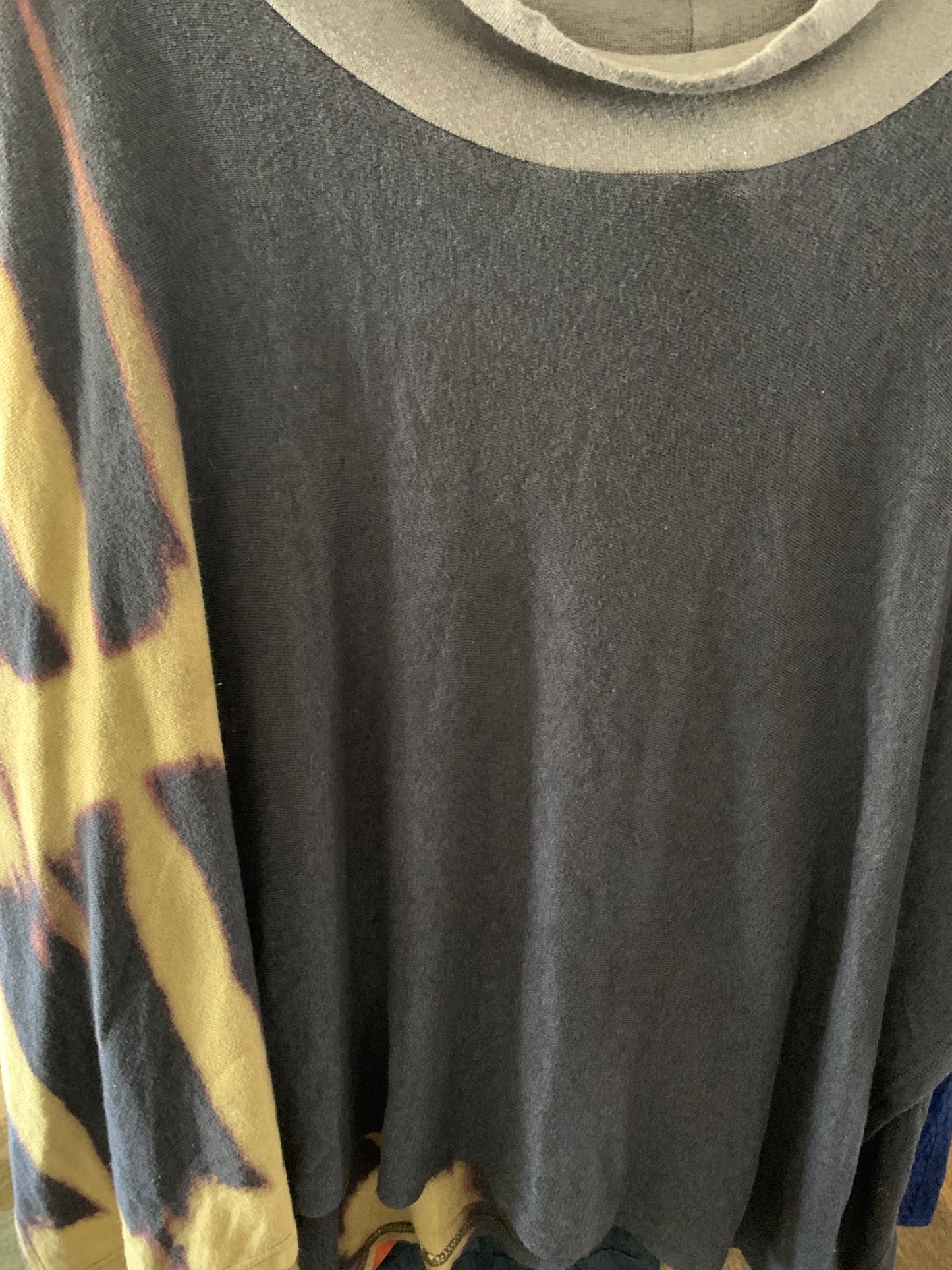 The Willow Sweater: Slate + Ivory Reduction Dye