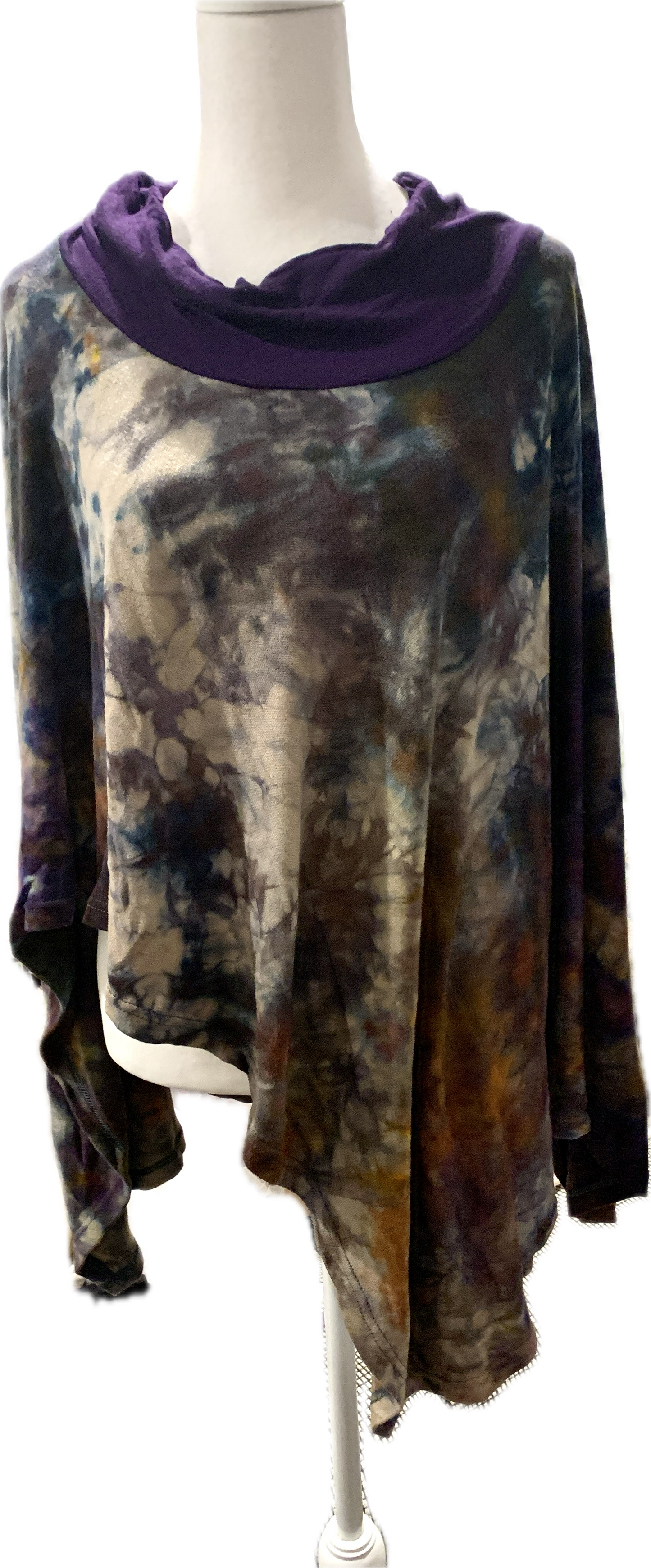 The Willow Sweater: Purple Dyed