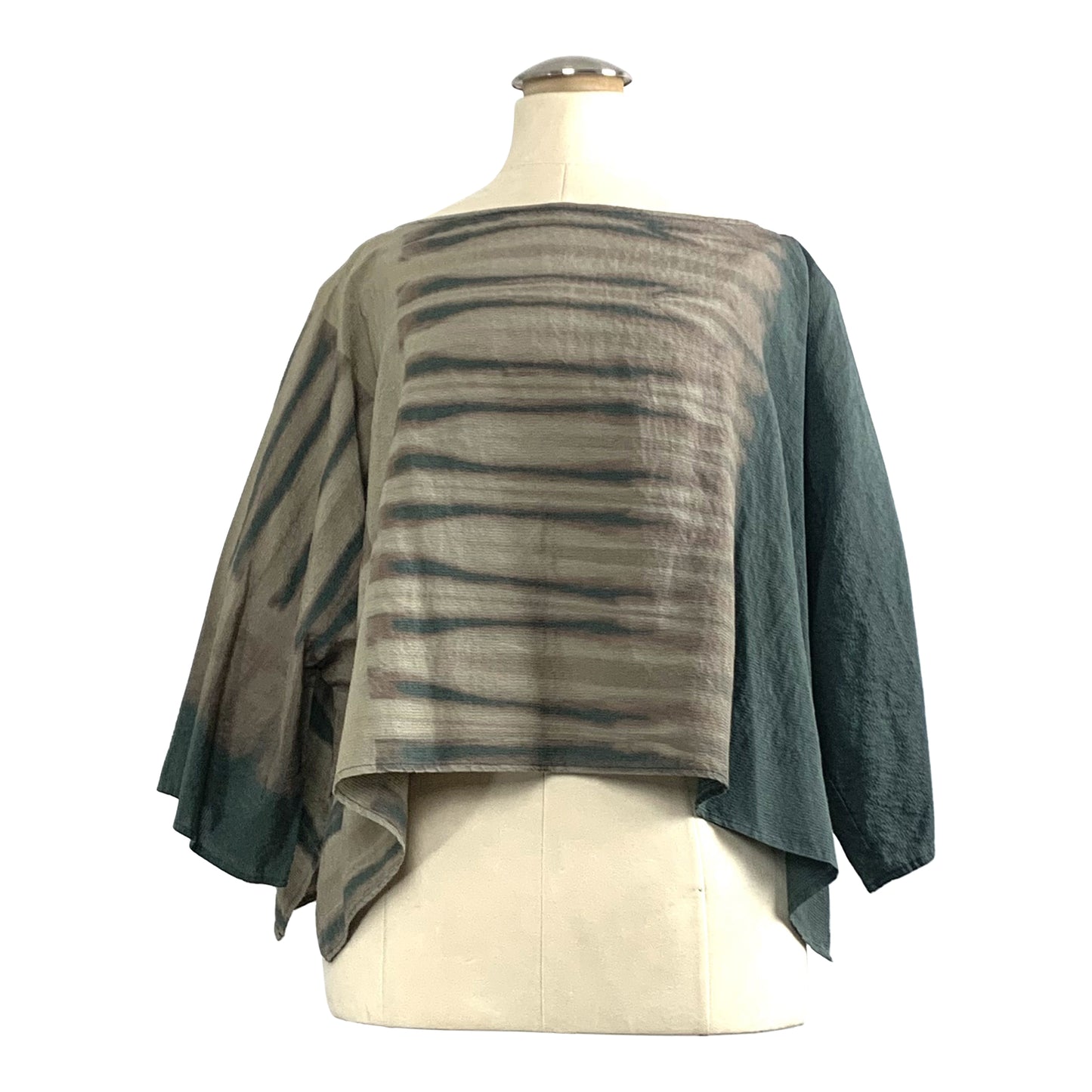 The Elm Top: Reverse Shibori