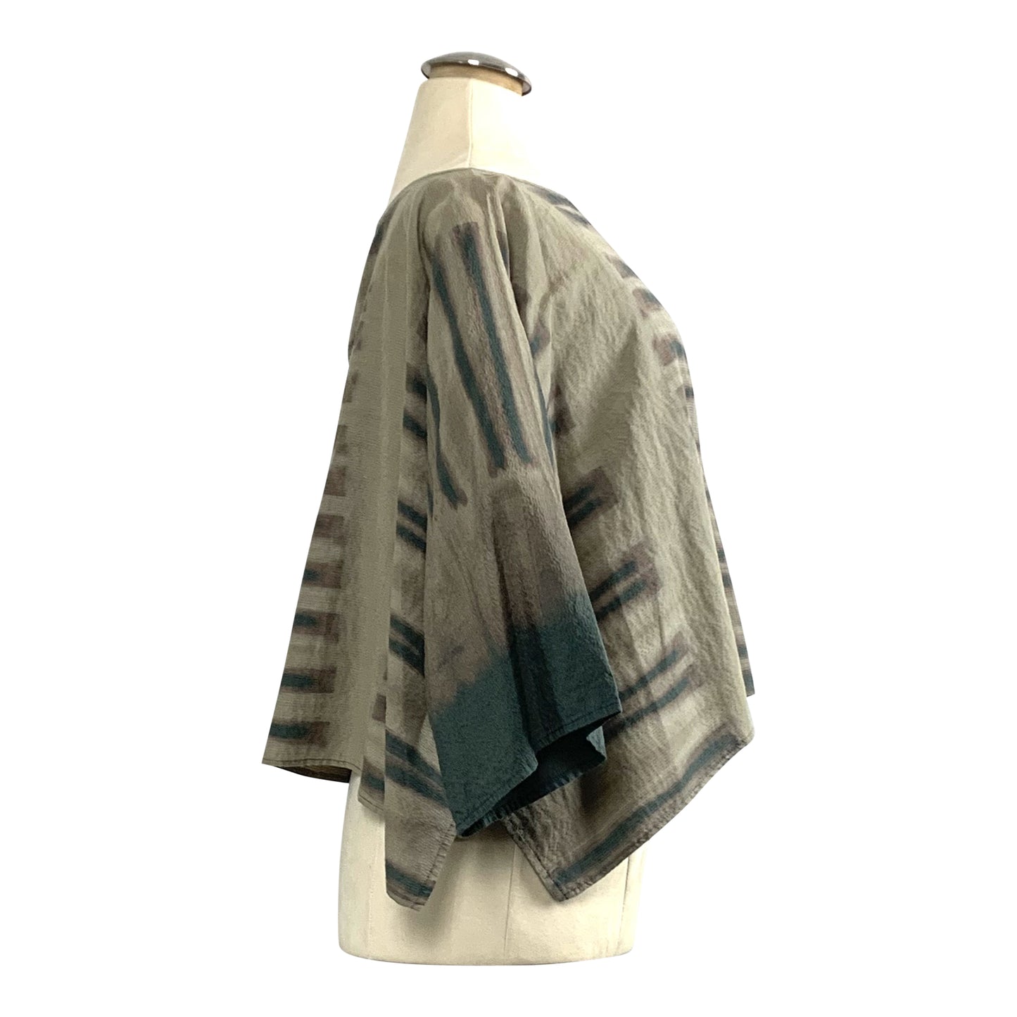The Elm Top: Reverse Shibori