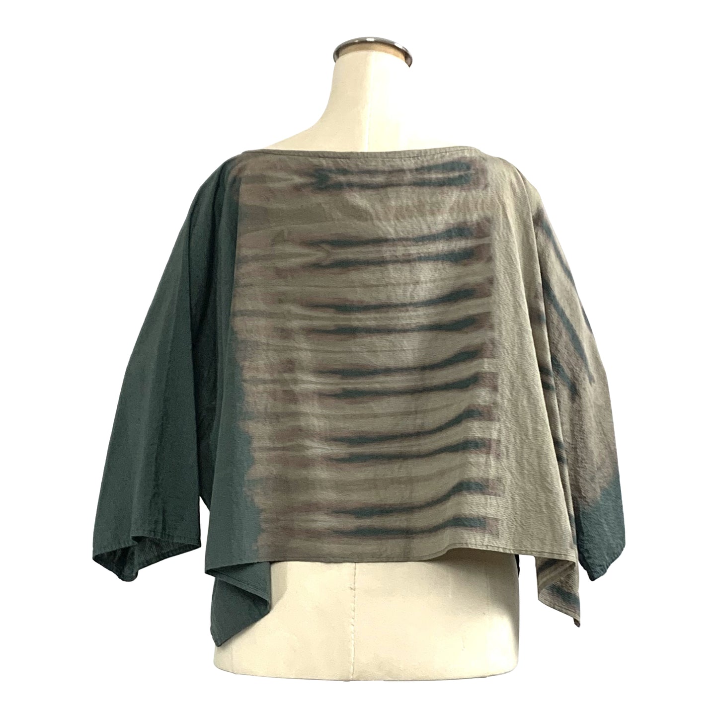 The Elm Top: Reverse Shibori