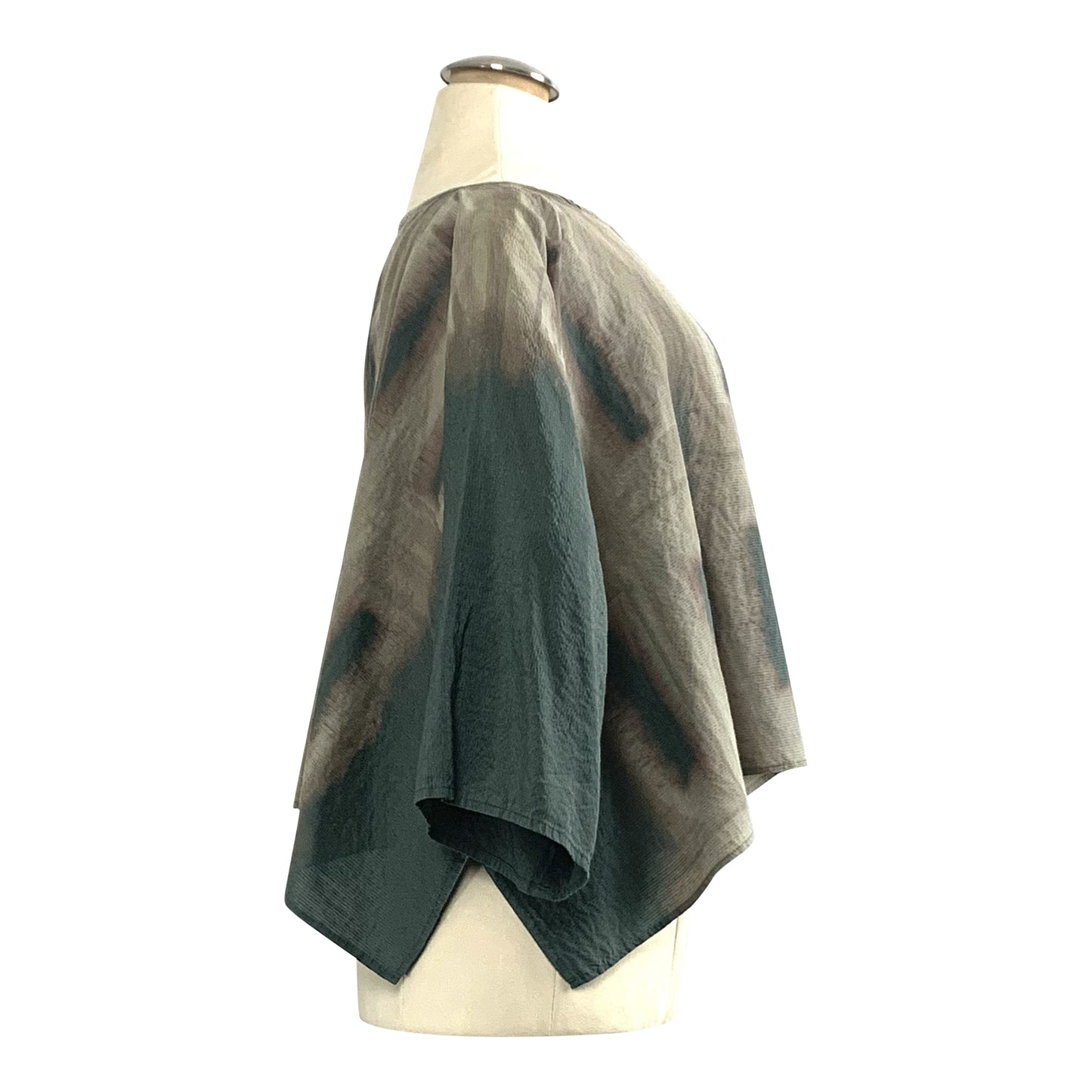 The Elm Top: Reverse Shibori