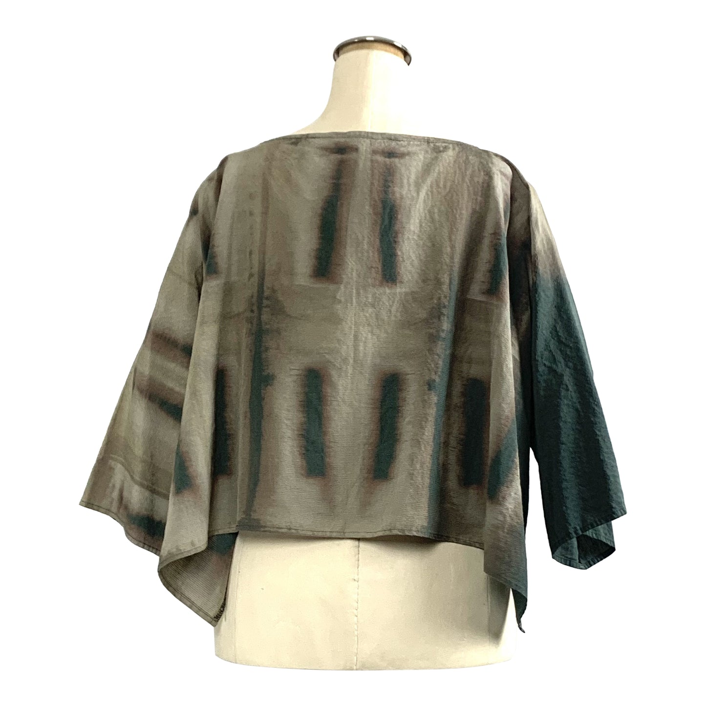The Elm Top: Reverse Shibori