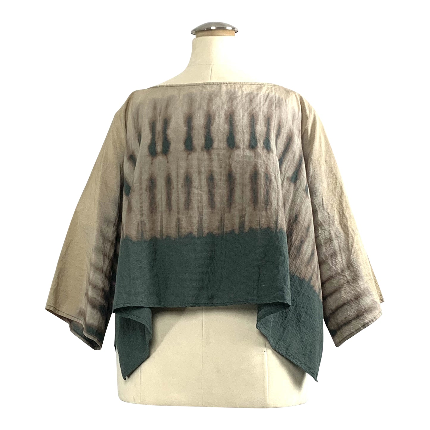 The Elm Top: Reverse Shibori