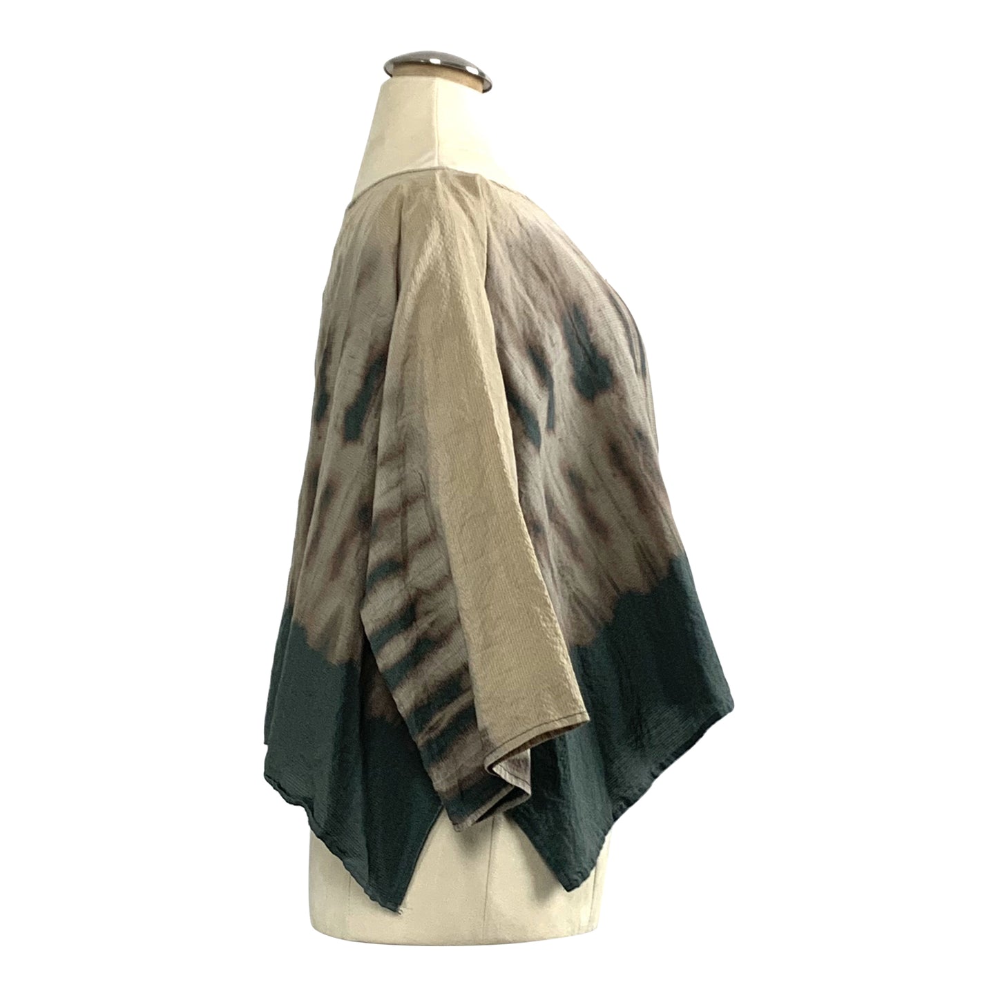 The Elm Top: Reverse Shibori