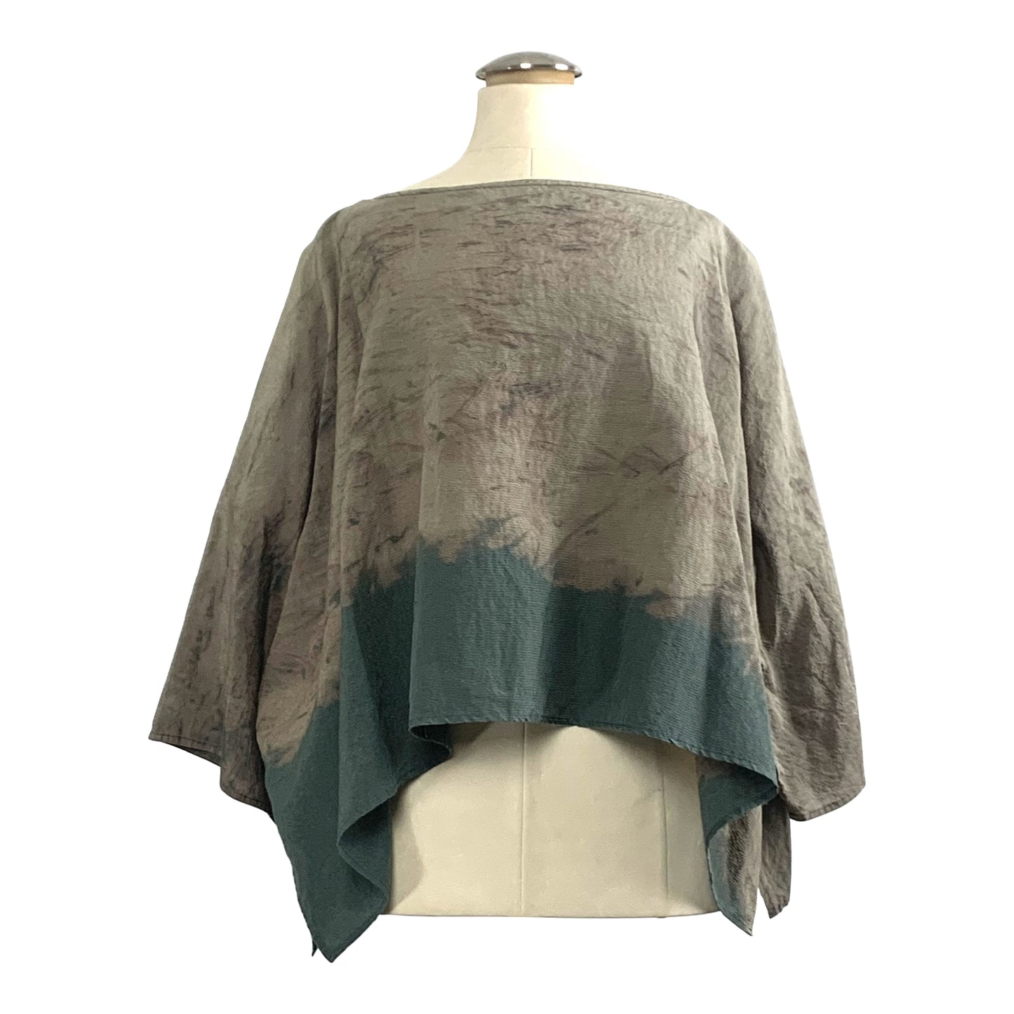 The Elm Top: Reverse Shibori