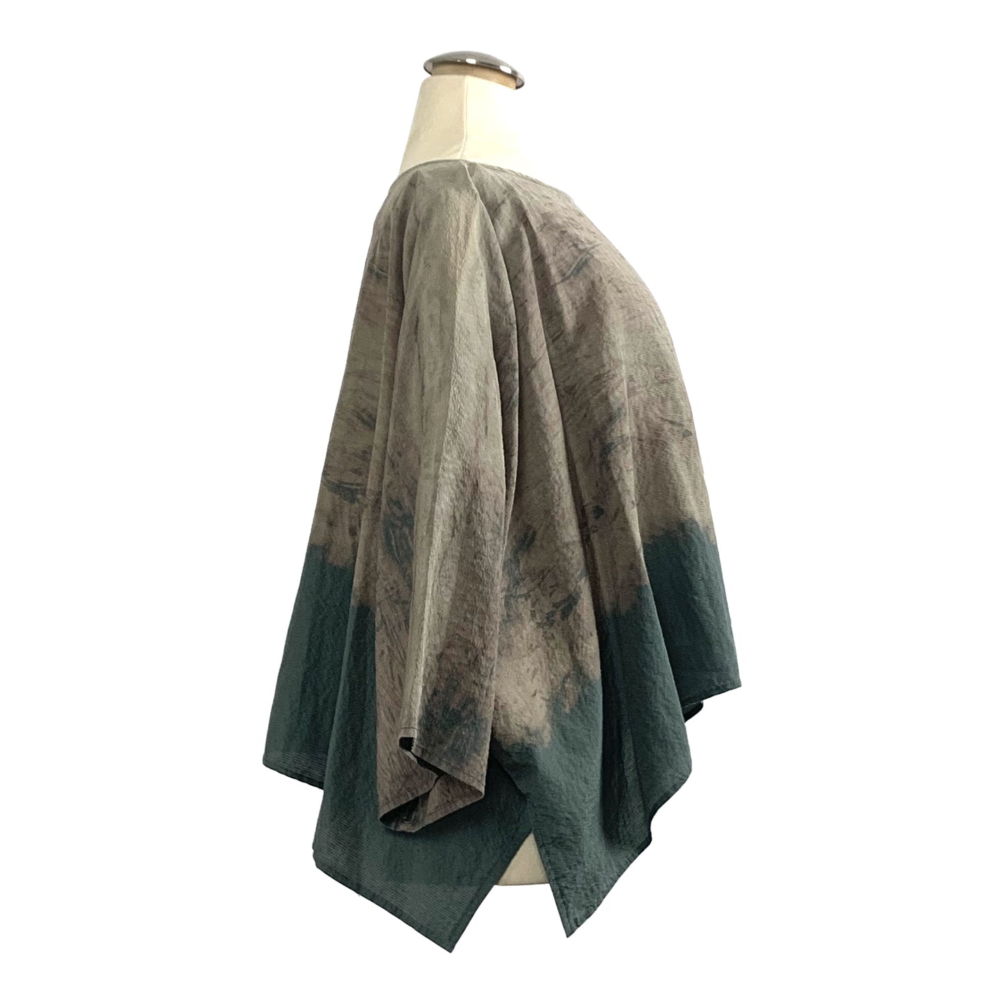 The Elm Top: Reverse Shibori