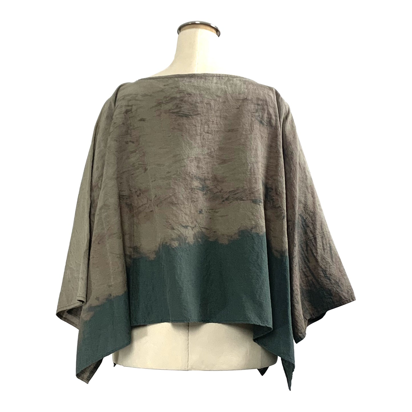 The Elm Top: Reverse Shibori