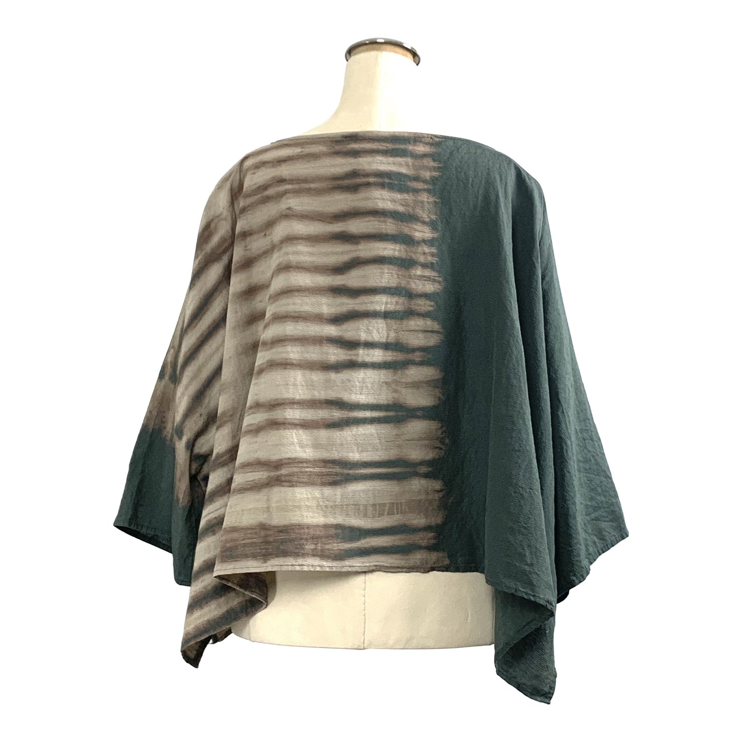 The Elm Top: Reverse Shibori