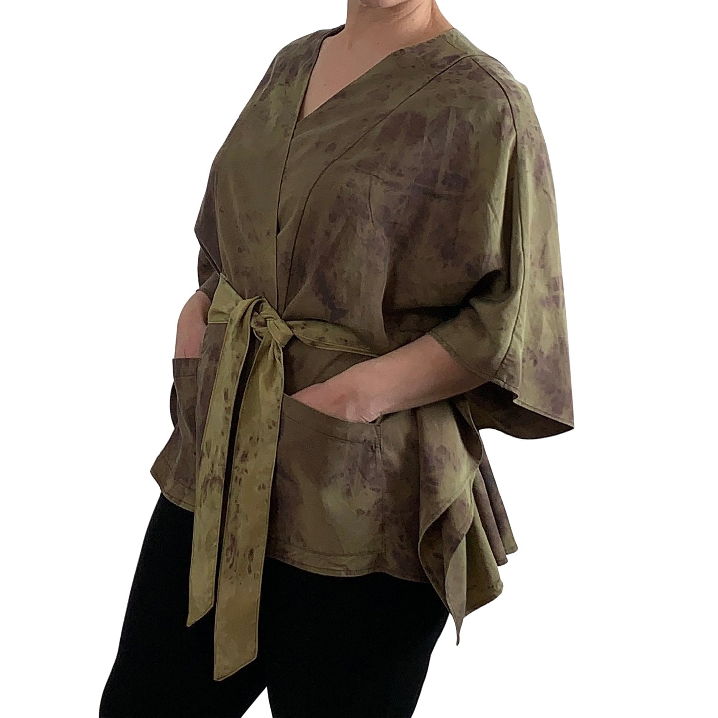 The Magnolia Jacket in Tencel: Coffee + Tan