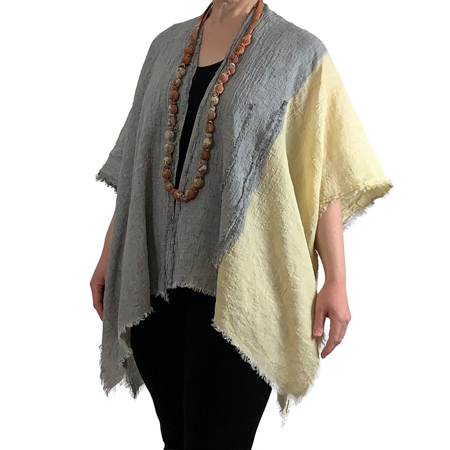 Fabric Bead Necklace