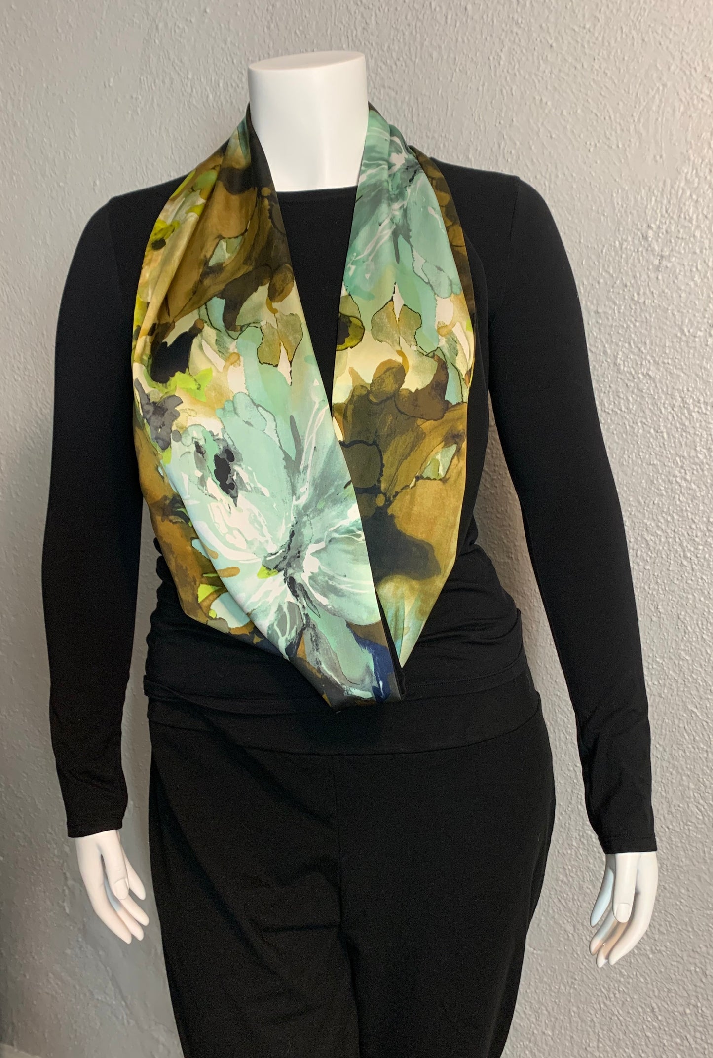 Banyan Scarf in Printed Silk