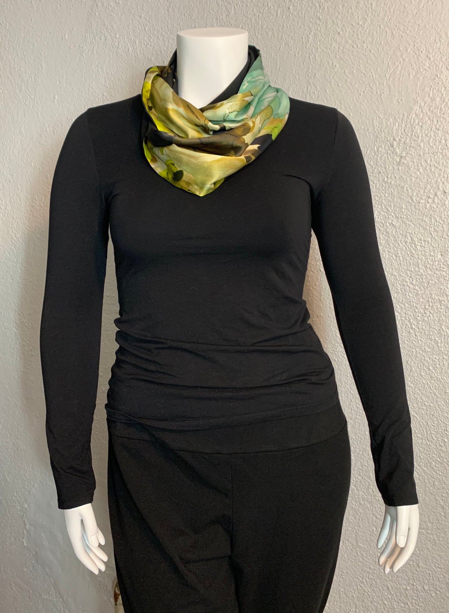 Banyan Scarf in Printed Silk