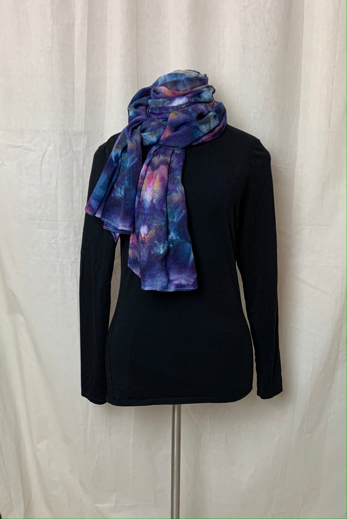 Juniper Scarf: Blue Cosmos