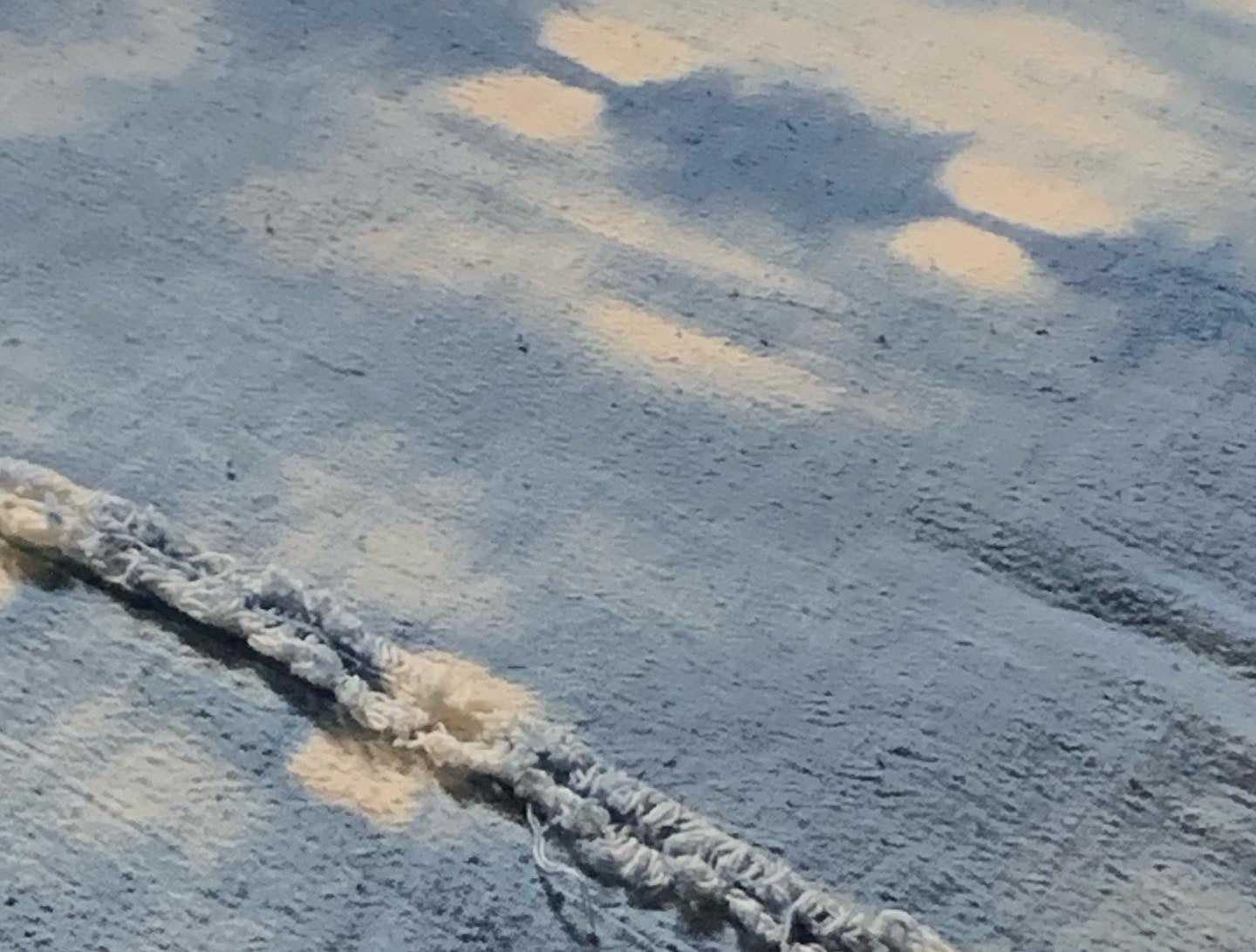 Custom Indigo Fringe Queen Blanket