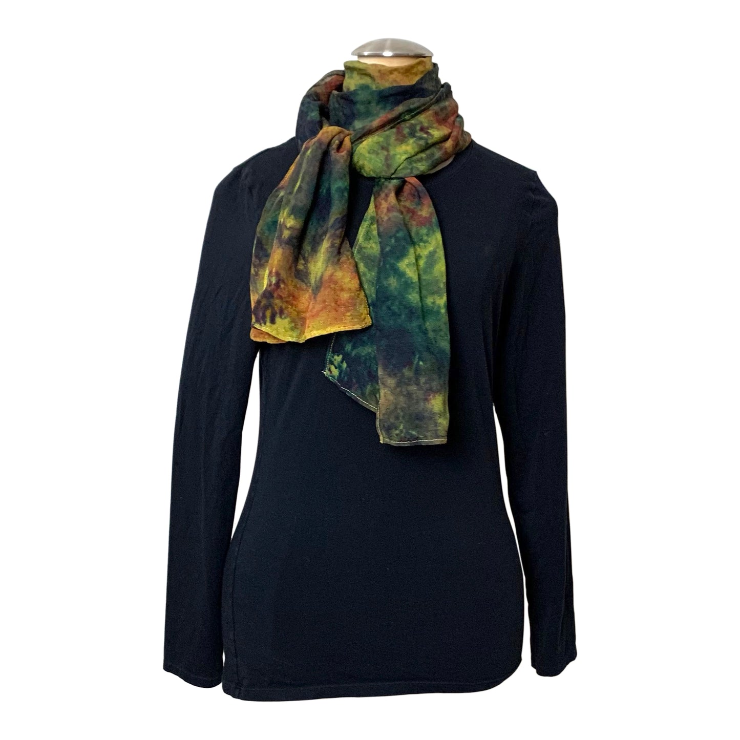 Juniper Scarf: Green Cosmos