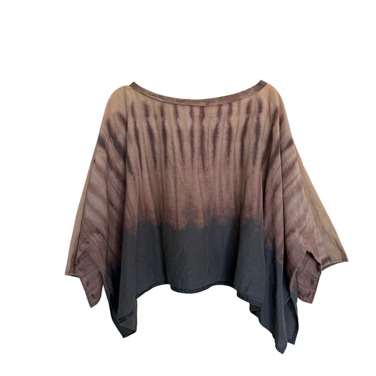 The Elm Top: Reverse Shibori