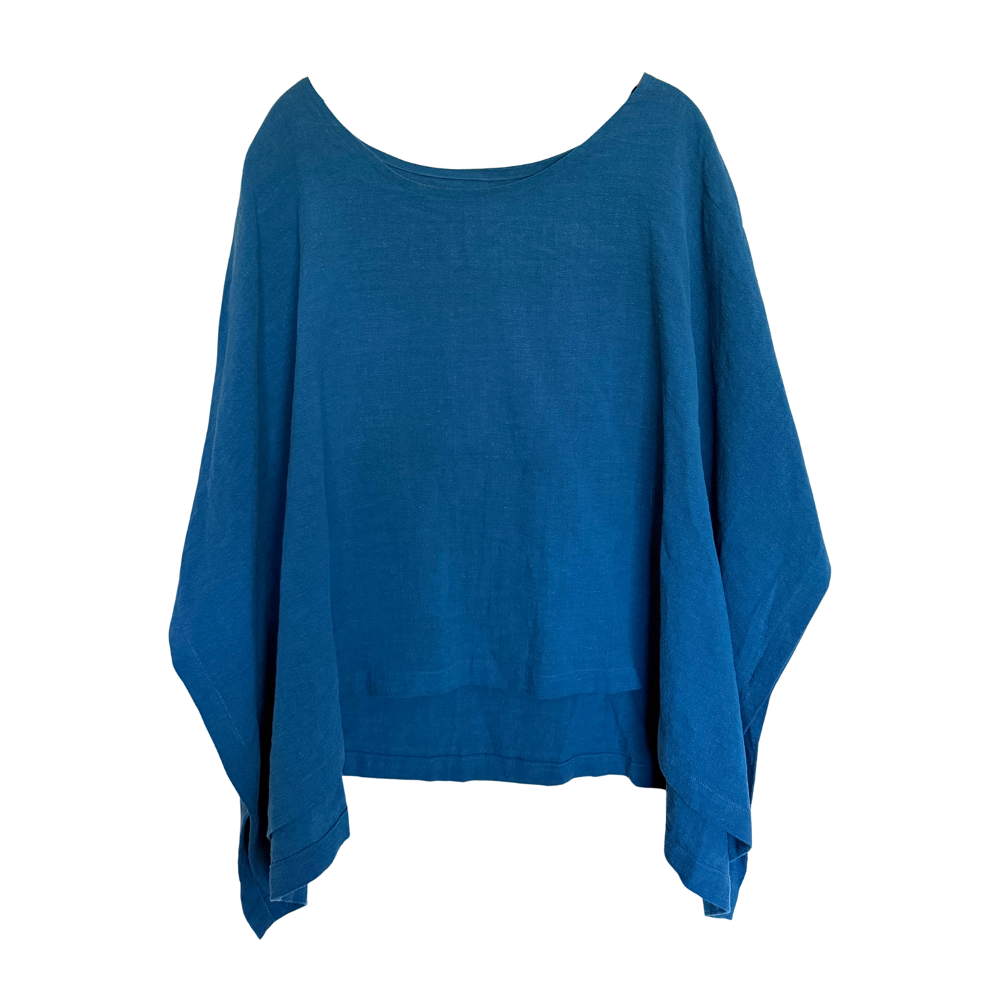 Willow Top: Teal Linen Solid