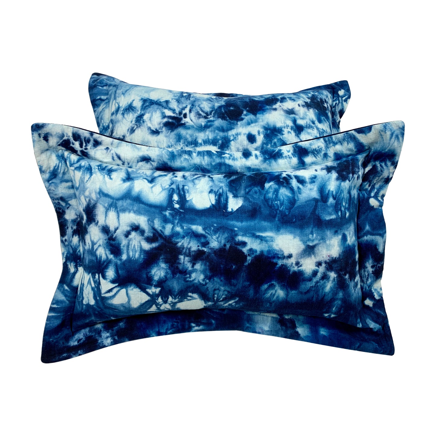 Art Pillow: Blue Stained Glass