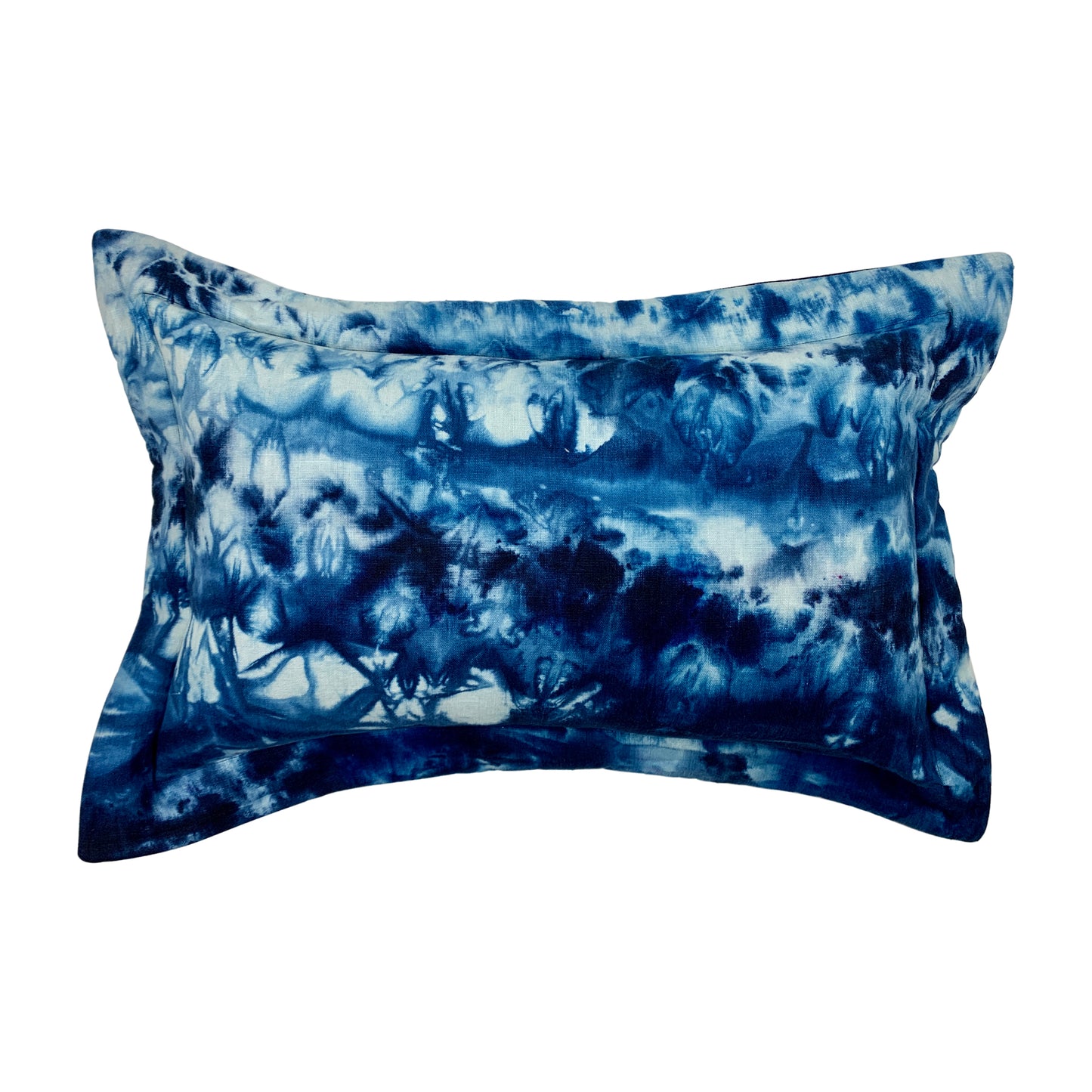 Art Pillow: Blue Stained Glass