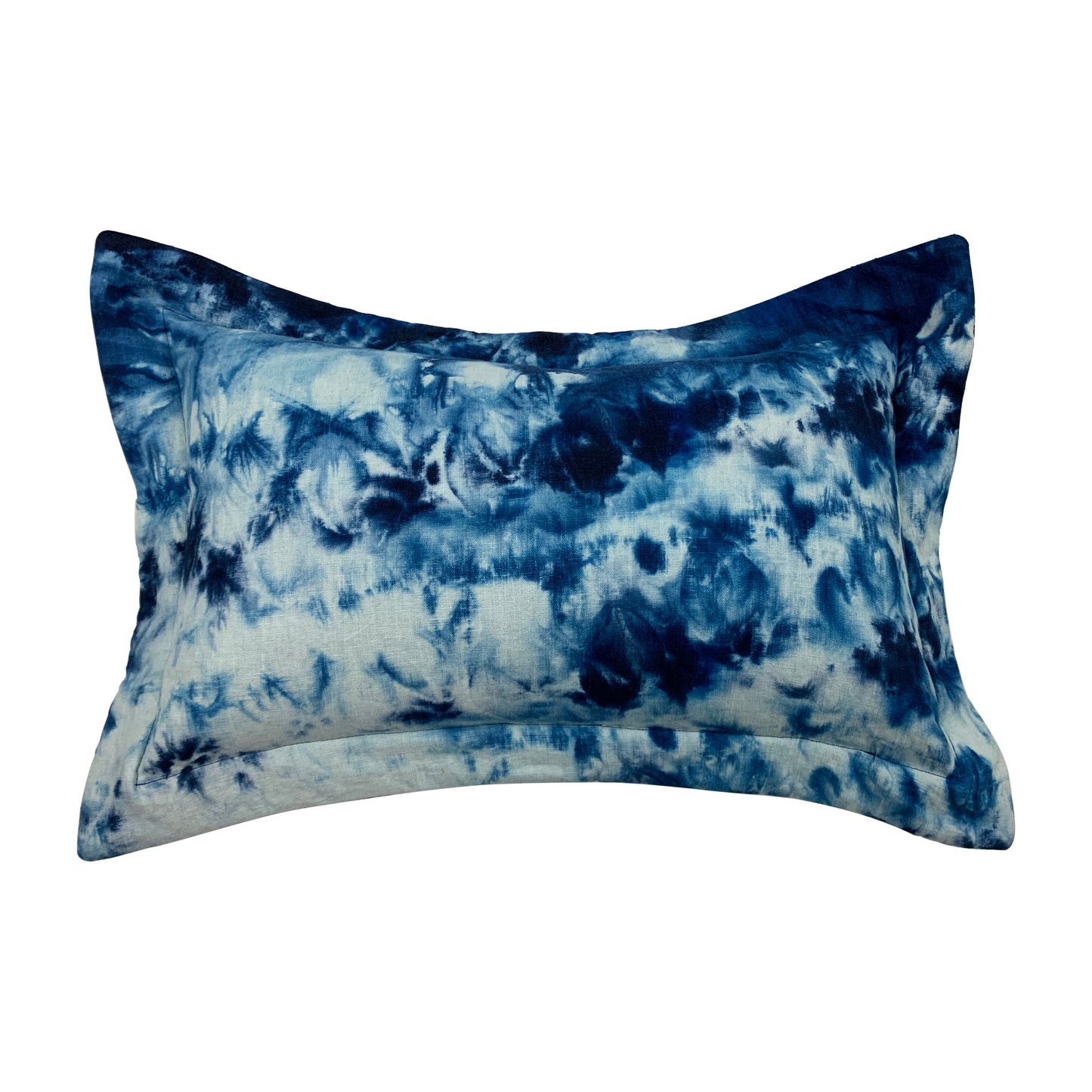 Art Pillow: Blue Stained Glass