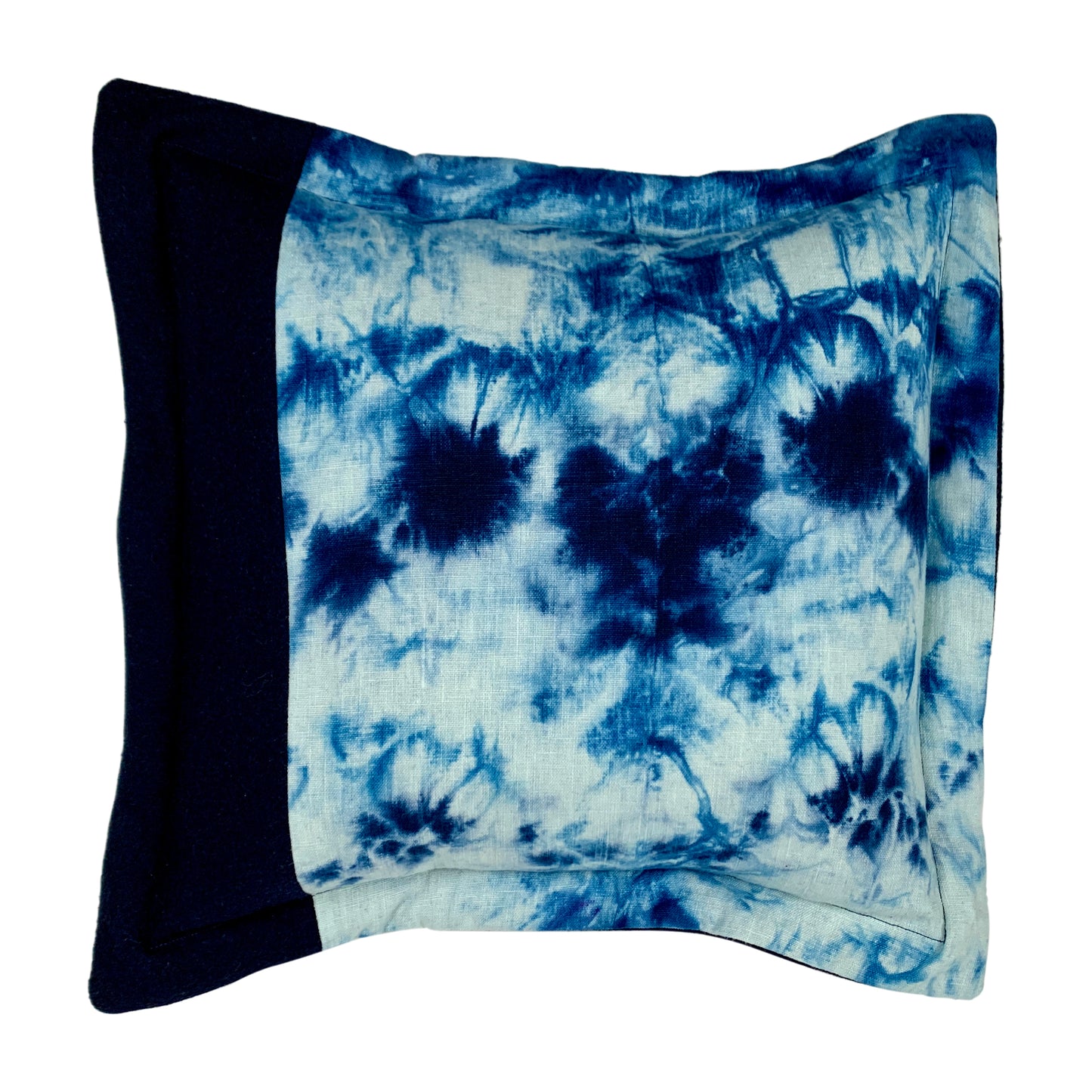 Art Pillow: Blue Stained Glass