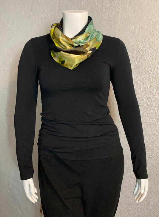 Banyan Scarf in Printed Silk