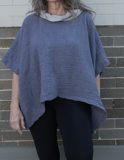 The Willow Top: Lavender Linen